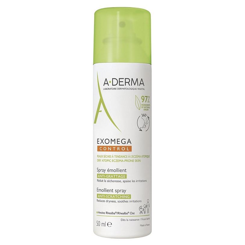 A-Derma Exomega Exomega Control Emollient Spray Смягчающий спрей-эмолент 