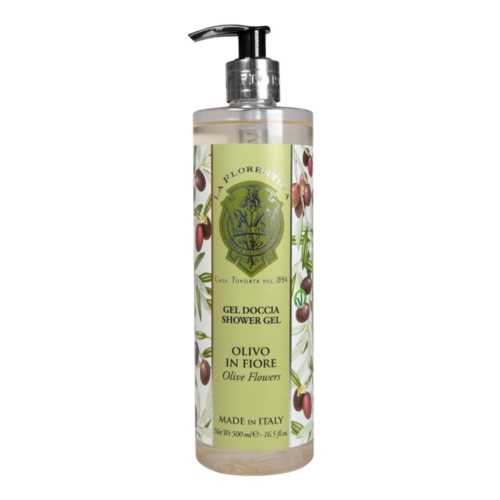 La Florentina Body Care Shower Gel Olive Flowers Гель для душа Цветы Оливы 