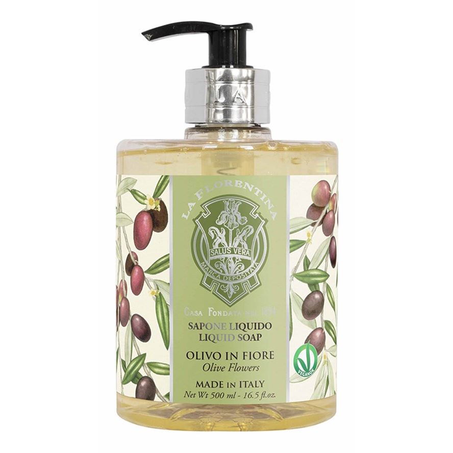 La Florentina Soap Liquid Soap Olive Flowers Жидкое мыло Цветы Оливы