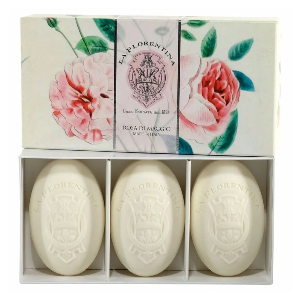 La Florentina Soap Набор мыла Rose of May 3*150 Набор мыла Майская роза 