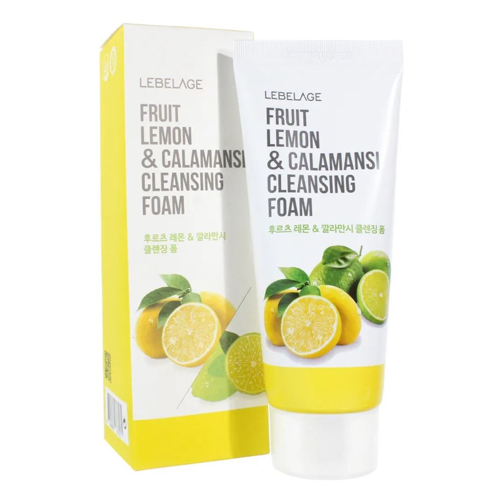 Lebelage Cleansing Fruit Lemon & Calamansi Cleansing Foam Пенка для лица очищающая с экстрактом лимона и каламанси