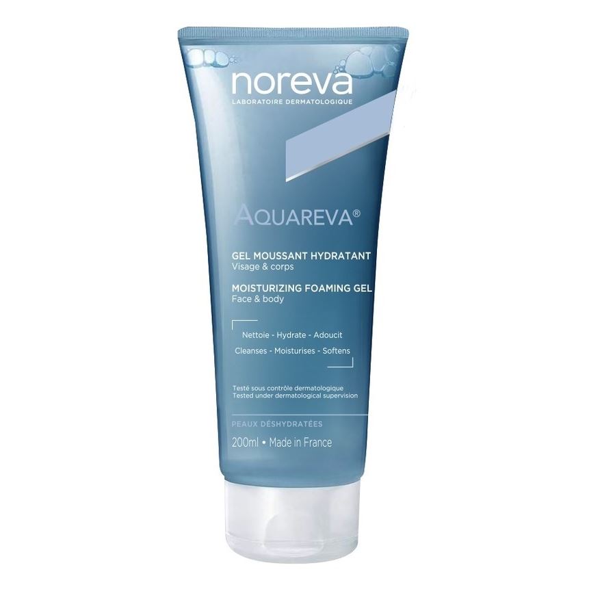 Noreva Aquareva Очищающий гель для лица и тела   Aquareva Gel Moussant Hydratant