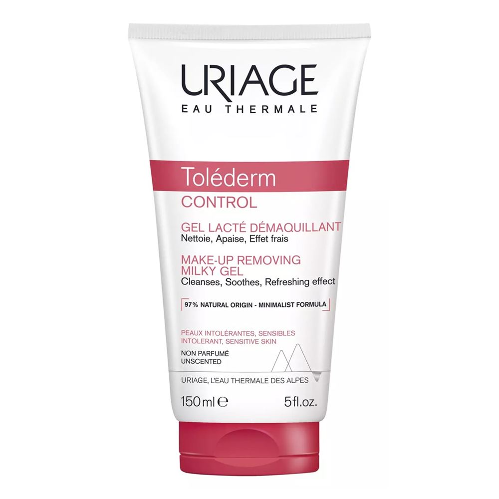 Uriage Tolederm Tolederm Control Make-Up Removing Milky Gel Деликатный очищающий гель-молочко для снятия макияжа