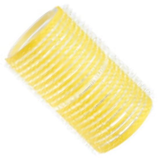 Harizma Professional Бигуди, термобигуди h10551-32 Бигуди на липучке желтые 32*63 мм  Бигуди на липучке желтые 32*63 мм 