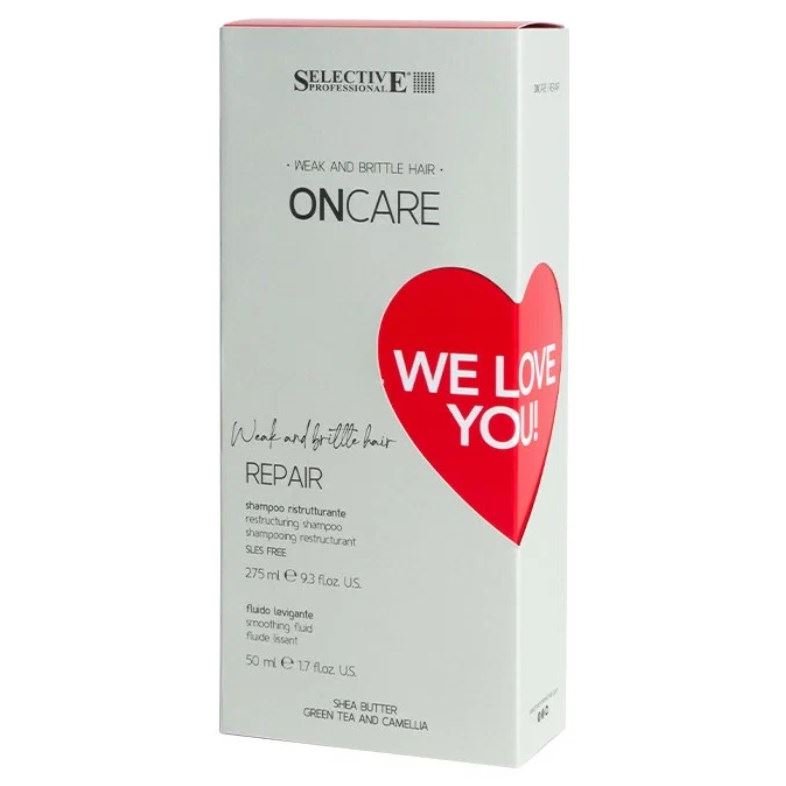 Selective Professional ONcare TECH OnCare We Love You! Repair Set Набор: шампунь, флюид