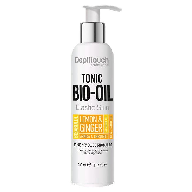 Depiltouch Уход за кожей  Tonic Bio-Oil Elastic Skin Post-Depil Тонизирующее биомасло с экстрактами лимона, имбиря и бета-каротином