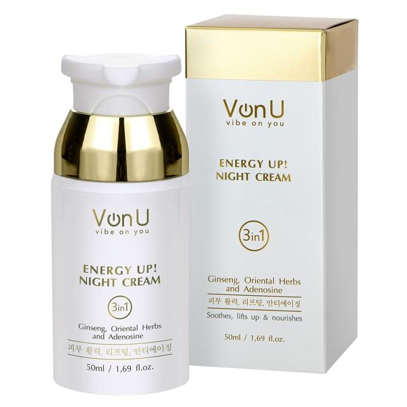 Von-U Уход за телом ENERGY UP! Night Cream Омолаживающий ночной крем-энергетик для лица 