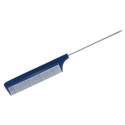 h10722 Расческа для стрижки с металлическим хвостиком 22,0 см (частые зубцы)