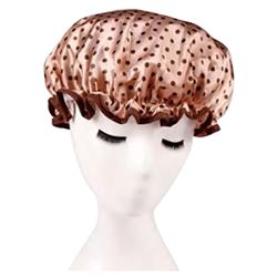 h10525 Шапочка для душа с оборкой