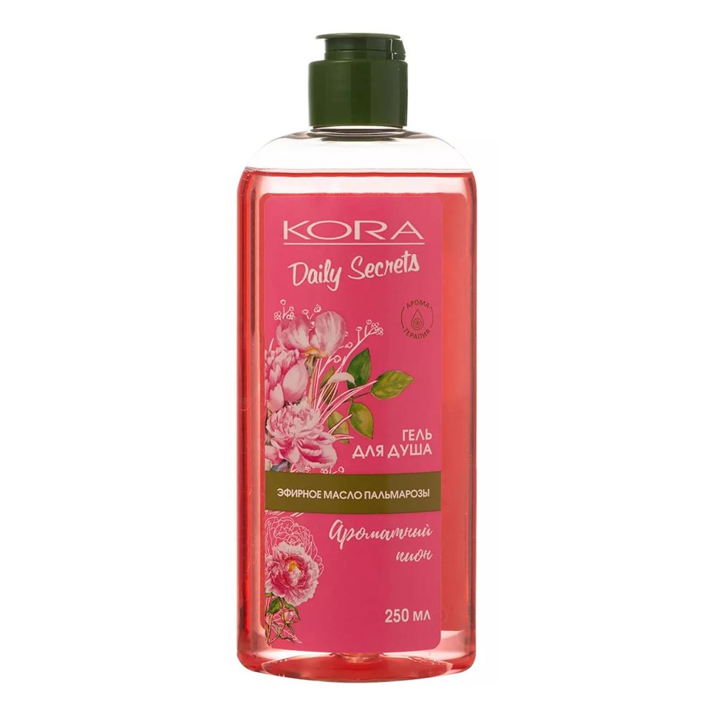 KORA Для ванны и душа Daily Secrets Гель для душа «Ароматный пион» Гель для душа «Ароматный пион»