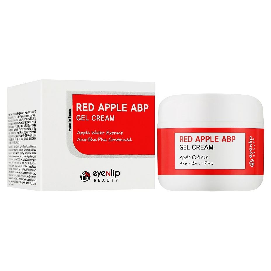 Eyenlip Face Care Red Apple ABP Gel Cream  Гель-крем для лица легкий с AHA,BHA и PHA кислотами и экстрактом яблока