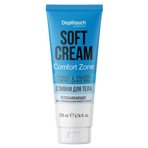 Depiltouch Уход за кожей  Soft Cream Comfort Zone Сливки для тела успокаивающие для снижения реактивности кожи с пантенолом