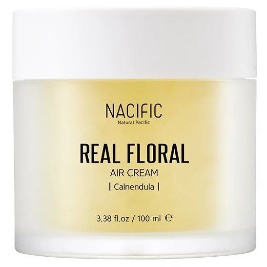 Nacific Face Care Real Floral Calendula Air Cream  Крем для лица с лепестками календулы