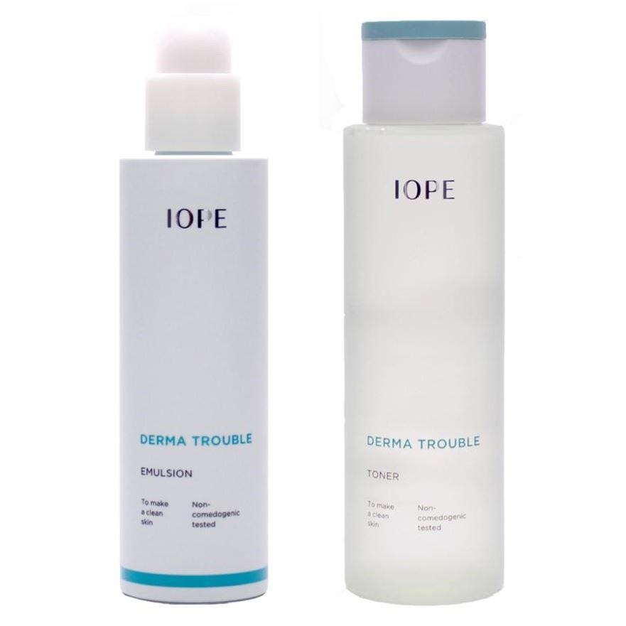 Iope Face Care  Derma Trouble Skincare Set Набор: тонер, эмульсия