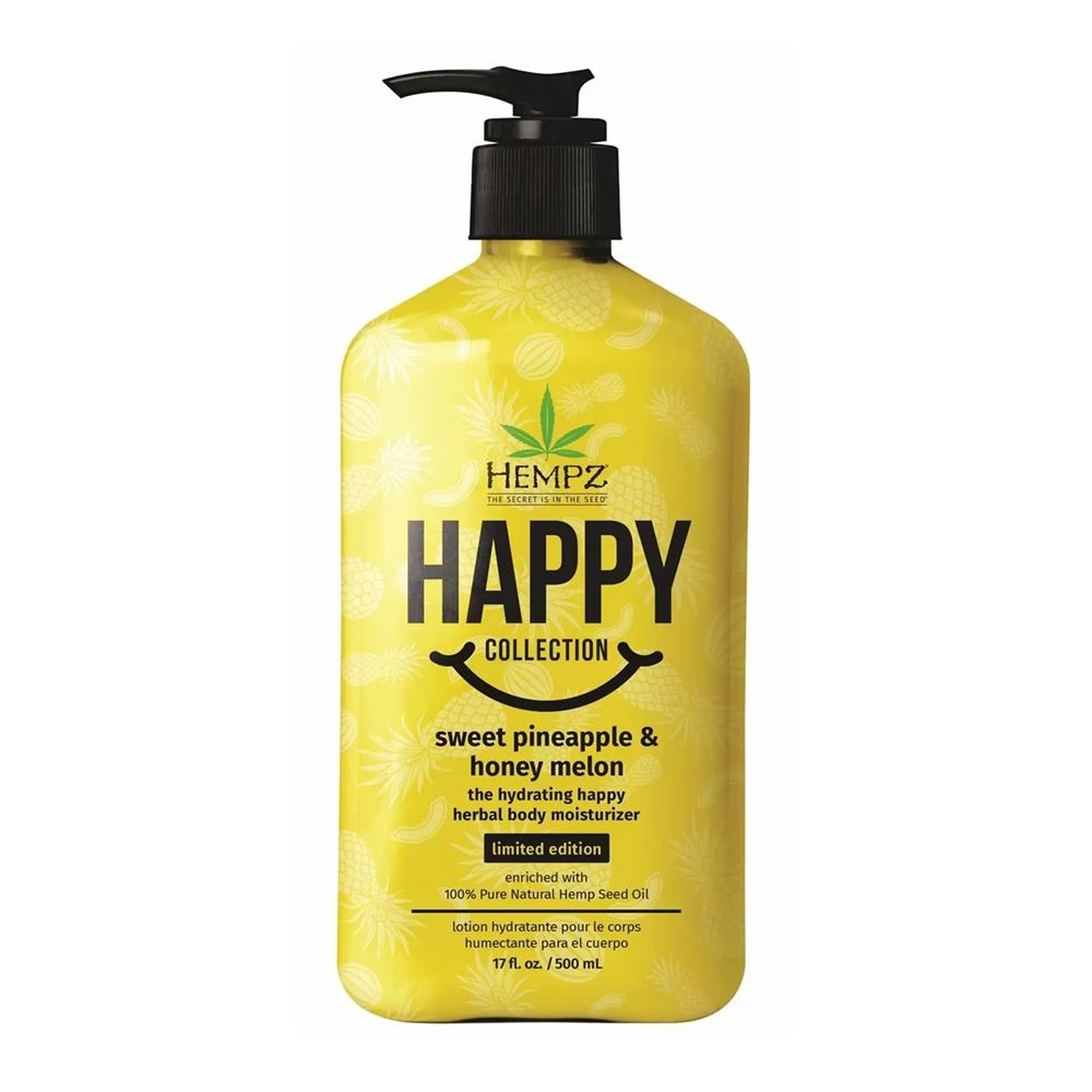 Hempz Body Care Happy Collection Sweet Pineapple & Honey Melon The Hydrating Happy Herbal Body Moisturizer Молочко для тела Счастье Ананас и Медовая Дыня