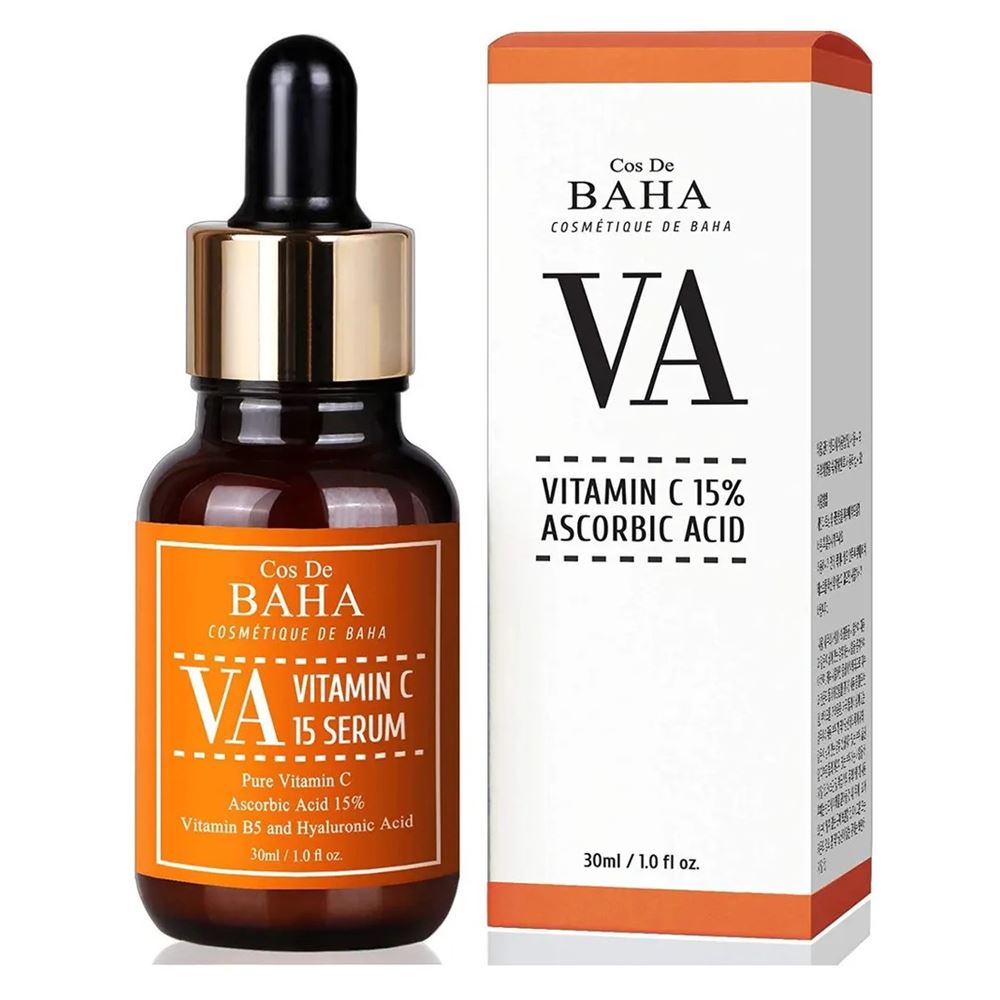 Cos De Baha Serum Vitamin C 15% Serum VA Осветляющая сыворотка для лица с витамином 
