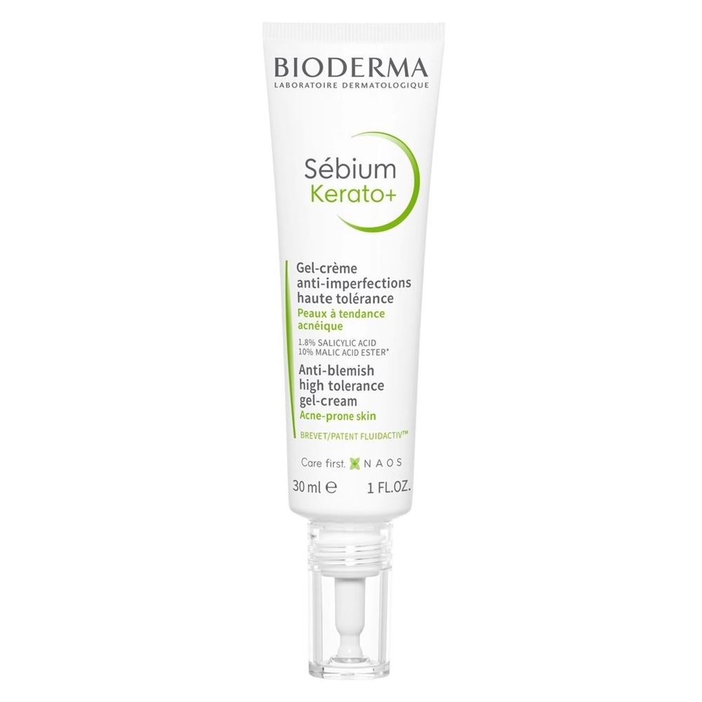 Bioderma Sebium Sebium Kerato+ Gel-Creme Anti-imperfections haute tolerance Гель-крем для лечения акне для подростков и взрослых