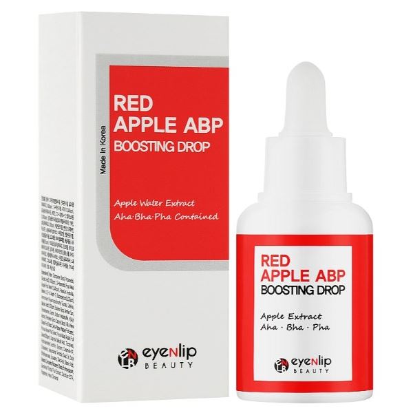 Eyenlip Face Care Red Apple ABP Boosting Drops  Сыворотка для лица ампульная с AHA,BHA и PHA кислотами и экстрактом яблока