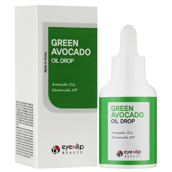 Eyenlip Face Care Green Avocado Oil Drops Сыворотка для лица ампульная с экстрактом авокадо 