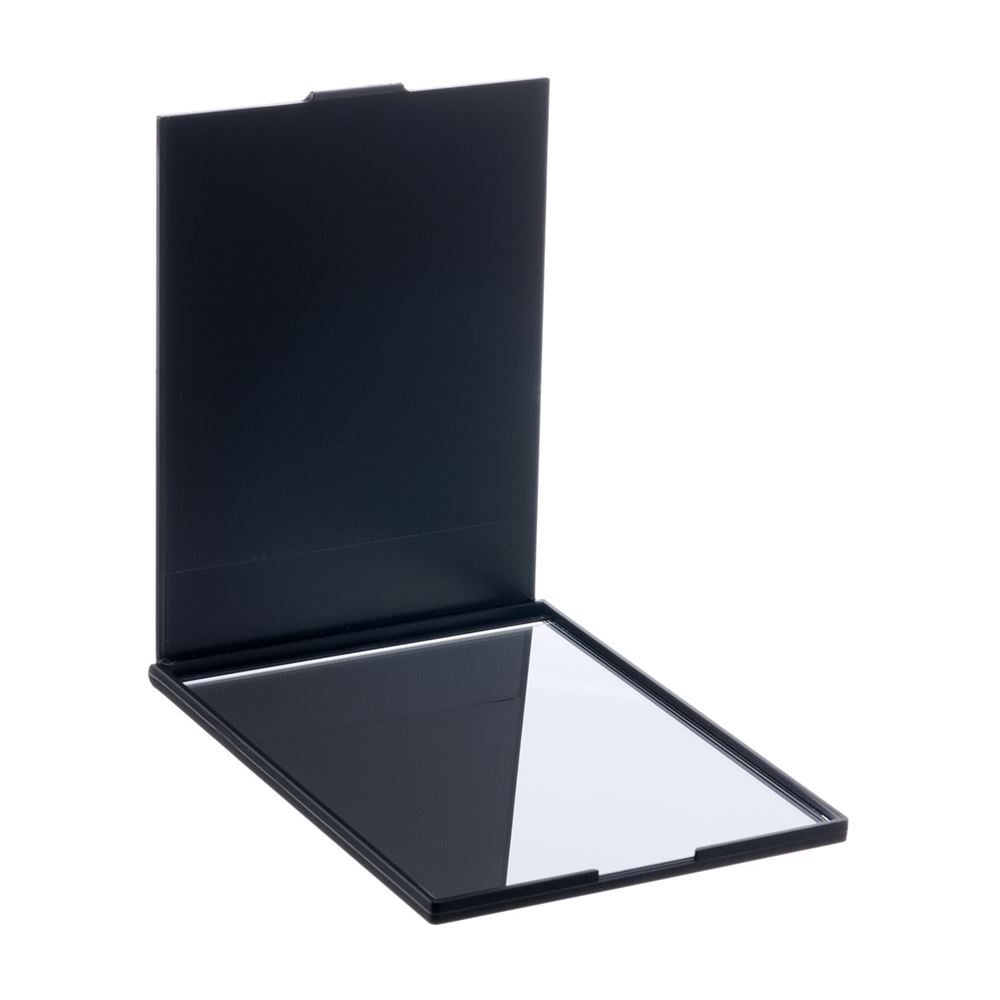 Dewal Professional Аксессуары для макияжа MR-402 Зеркало складное прямоугольное  Зеркало складное прямоугольное, пластик, черное, одностороннее,12.5 х16.0 см