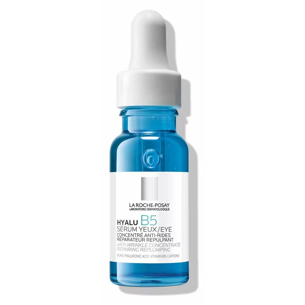 La Roche Posay Hydreane Hyalu B5 Eyes Serum Увлажняющая концентрированная сыворотка для контура глаз против морщин, темных кругов и следов усталости