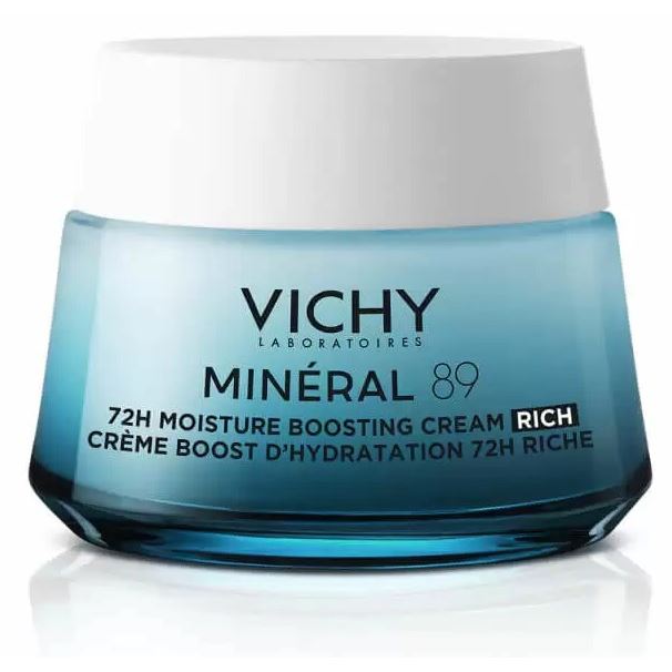 VICHY Purete Thermal Mineral 89 Интенсивно увлажняющий крем 72 ч для сухой кожи Интенсивно увлажняющий крем 72 ч для сухой кожи