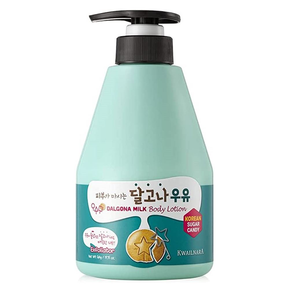 Welcos Skin Care Kwailnara Dalgona (Suga Candy) Milk Body Lotion Лосьон для тела с ароматом дальгона 