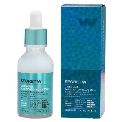 Enough Face Care Secret With Green Care Pore Tightening Ampoule Ампульная сыворотка для очищения пор