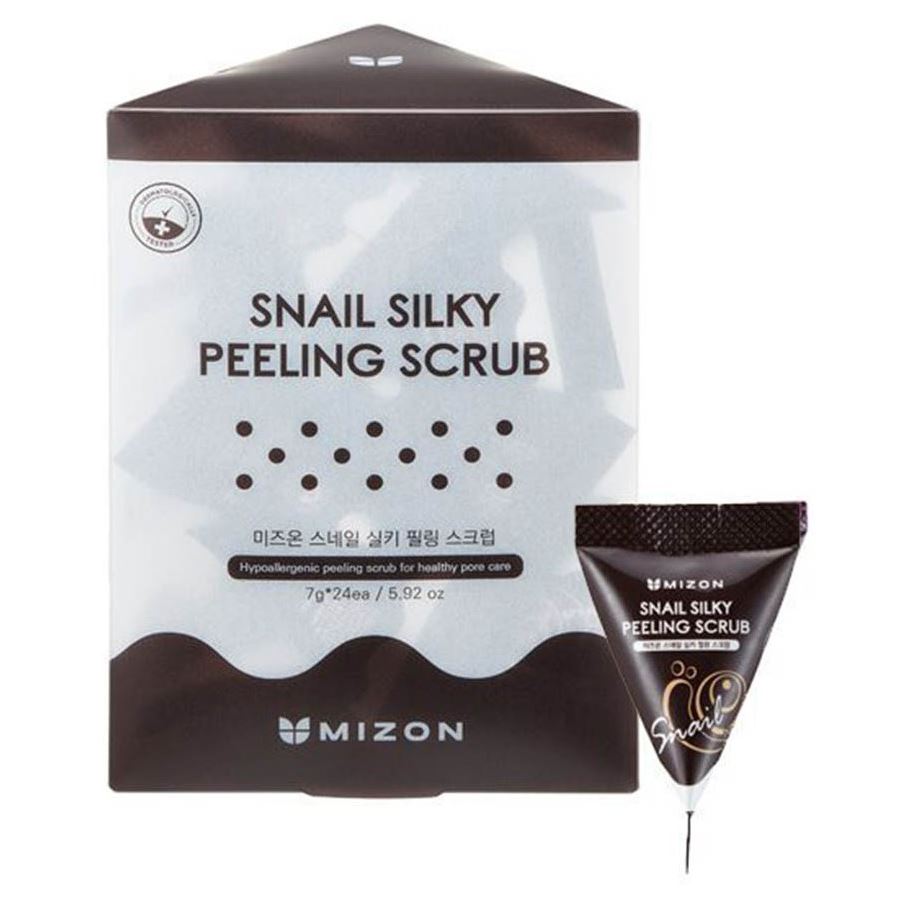 Mizon Snail  Snail Silky Peeling Scrub Пилинг-скраб с муцином улитки