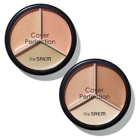 The Saem Make Up Cover Perfection Triple Pot Concealer  Консилер