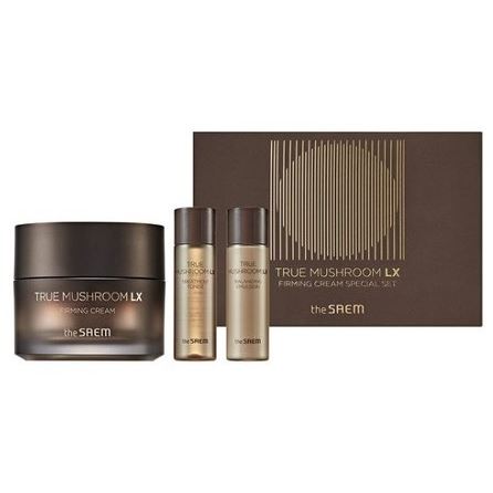 The Saem Face Care Набор True Mushroom LX Firming Cream Special SET Набор: крем, тонер, эмульсия