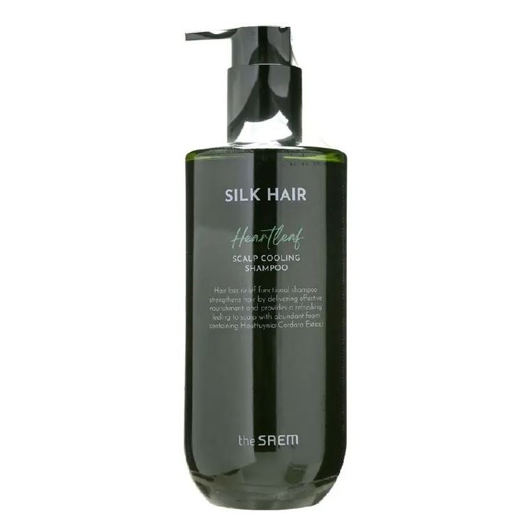 The Saem Silk Hair Silk Hair Heartleaf Scalp Cooling Shampoo Шампунь от выпадения волос