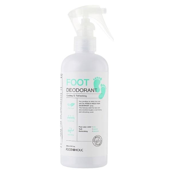 FoodaHolic Body Care Foot Deodorant Дезодорант для ног с экстрактом мяты 