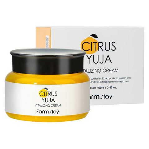 FarmStay Skin Care Citrus Yuja Vitalizing Cream Крем для лица освежающий с экстрактом юдзу