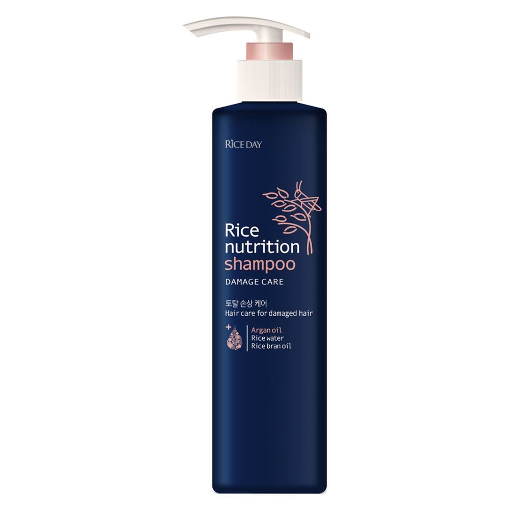 Lion Soap Rice Nutrution Shampoo Damage Care Увлажняющий шампунь для повреждённых волос