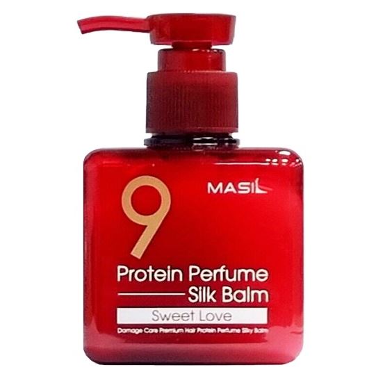 Masil Hair Care 9 Protein Perfume Silk Balm Sweet Love  Бальзам протеиновый Несмываемый с эффектом термозащиты (Сладкая любовь)  для поврежденных волос с ароматом ириса