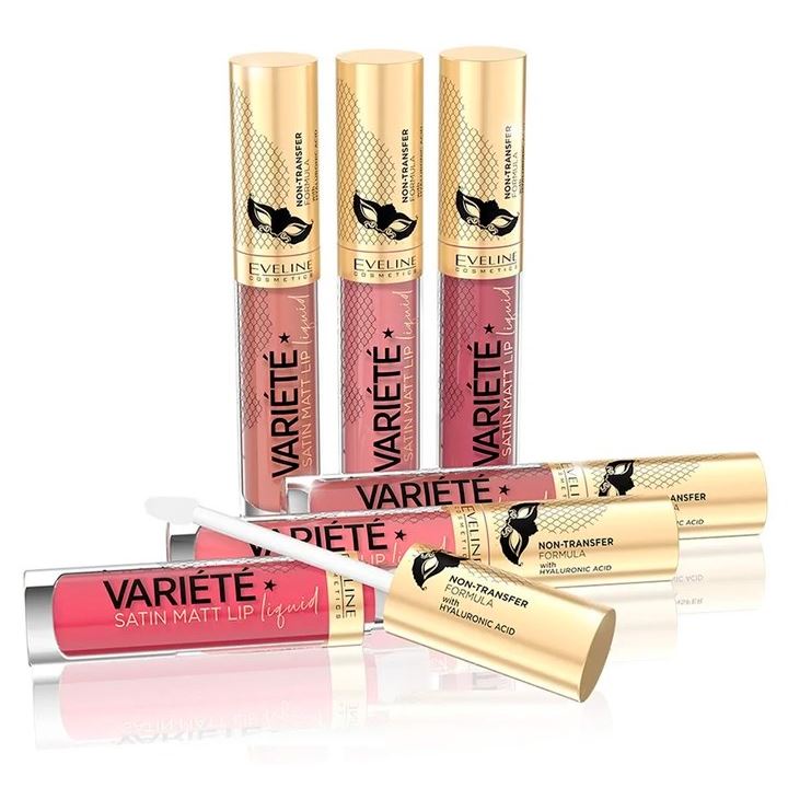 Eveline Make-Up Variete Perfect Matte Lip Ink Жидкая матовая губная помада с гиалуроновой кислотой