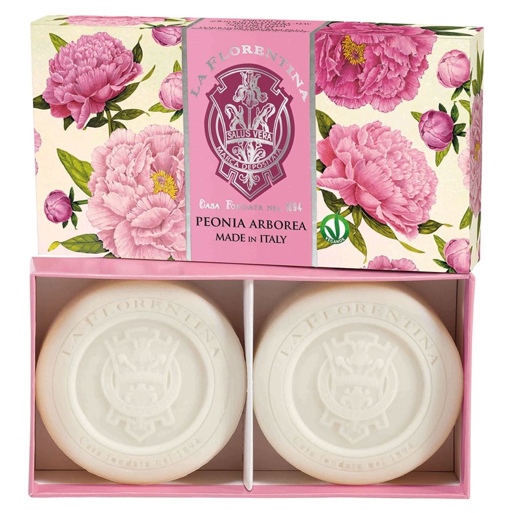 La Florentina Soap Набор мыла Arboreal Peony Set 2*115 г Набор мыла Изысканный Пион
