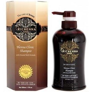 Richenna Шампуни и Кондиционеры Gold Henna Clinic Shampoo Шампунь против выпадения волос с восточными травами