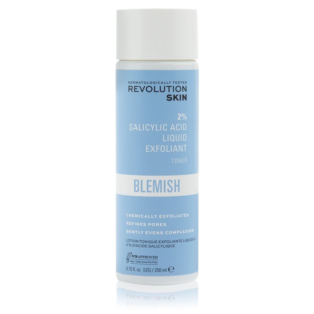 Revolution Skincare Skin Care Prevent 2% Salicylic Acid Liquid Exfoliator Tonic Тоник для проблемной кожи 