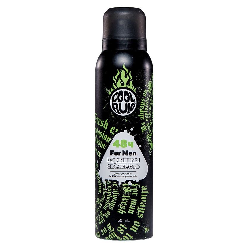 Cool Rule Body Care For Men Дезодорант-антиперспирант Взрывная свежесть Дезодорант-антиперспирант мужской Взрывная свежесть 48 ч