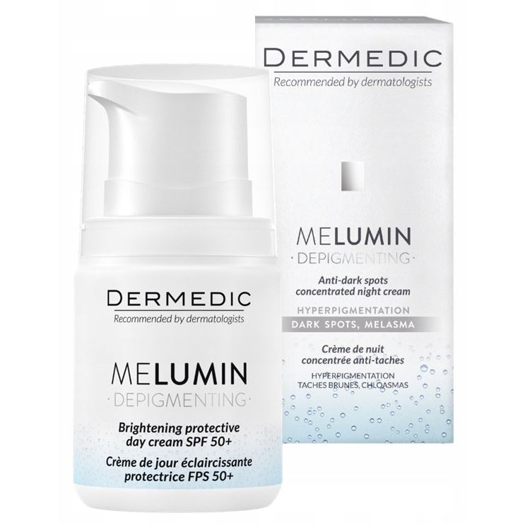 Dermedic Melumin Melumin Brightening Protective Day Cream SPF50+ Дневной защитный осветляющий крем