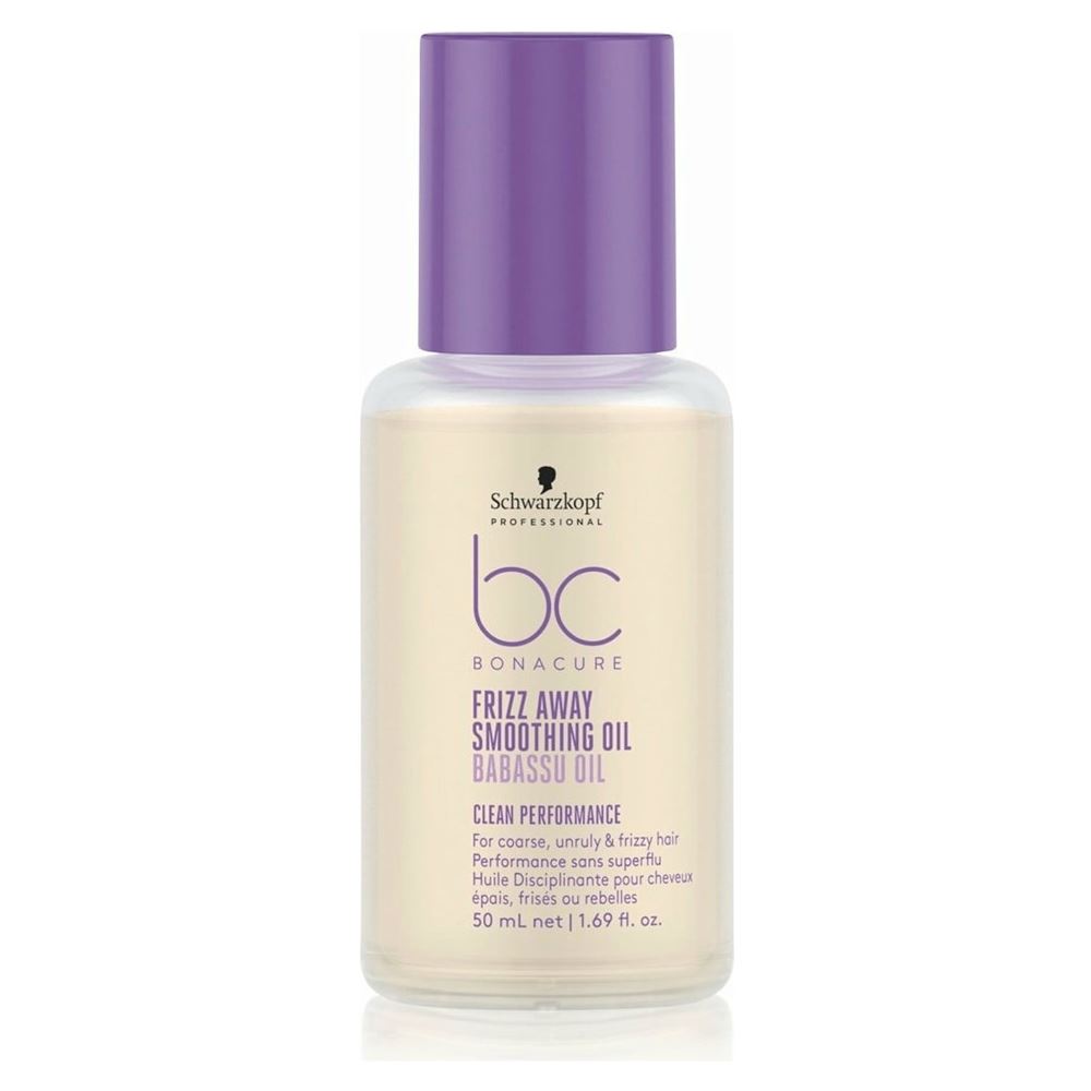 Schwarzkopf Professional Bonacure Clean Performance  Frizz Away Smoothing Oil Babassu Oil Масло разглаживающее для жестких и непослушных волос 