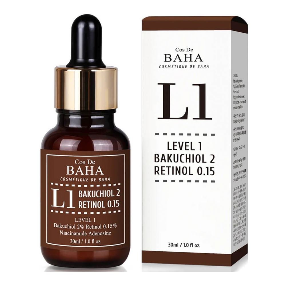 Cos De Baha Serum Bakuchiol & Retinol Serum L1  Омолаживающая сыворотка с бакучиолом и ретинолом