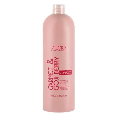 Kapous Professional Studio Shampoo Granet & Goji Berry  Укрепляющий фруктовый шампунь для волос с Гранатом и ягодами Годжи