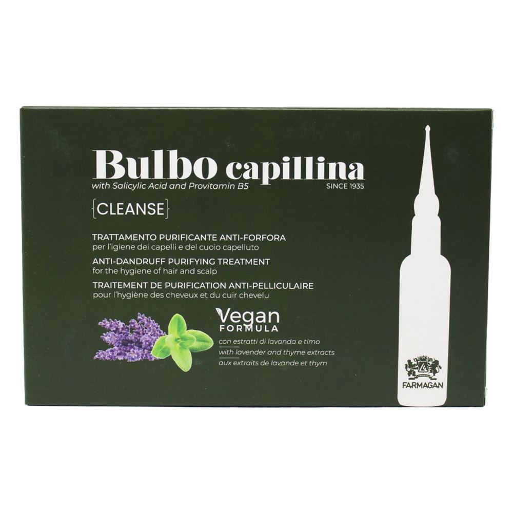 Farmagan Bulboshap Bulbo Capillina Cleanse Fiale Очищающий концентрат против перхоти в ампулах