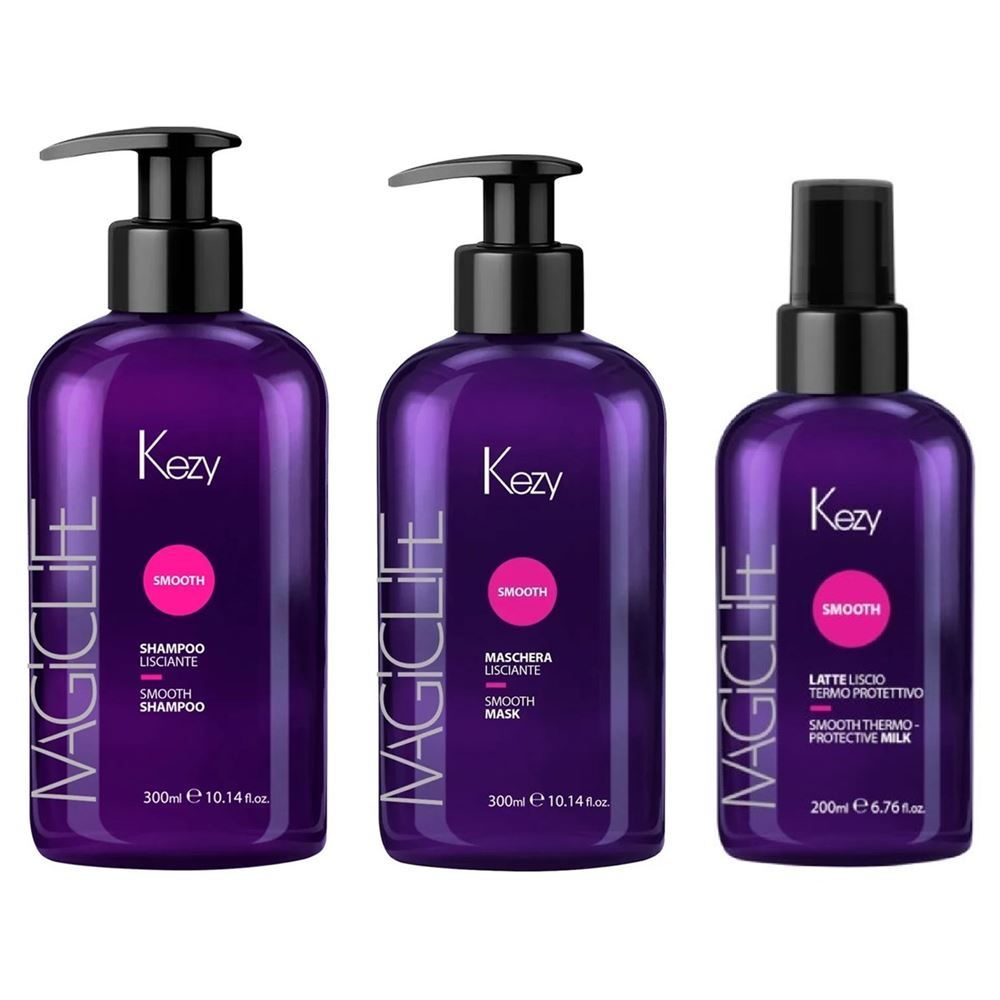 KEZY Magic Life Набор Magic Life Smooth Набор: шампунь, маска, молочко разглаживающее