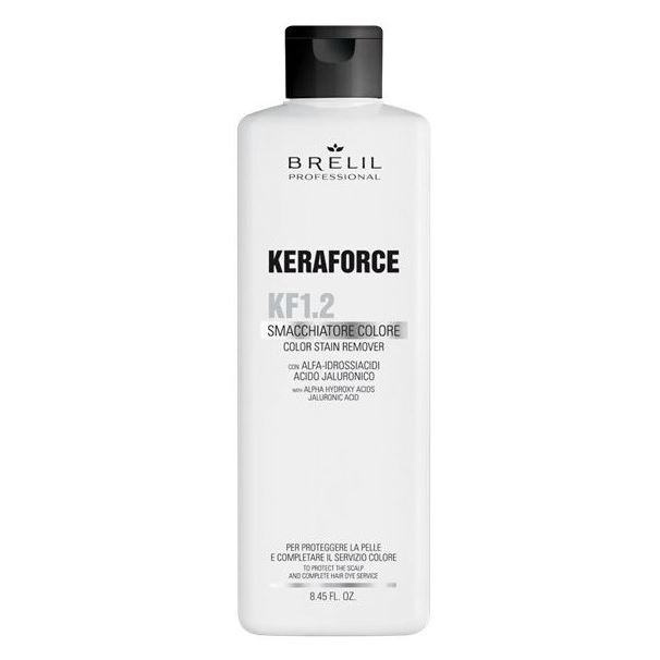 Brelil Professional Coloring Hair Keraforce KF1.2 Color Stain Remover Средство (лосьон) для удаления краски с кожи головы