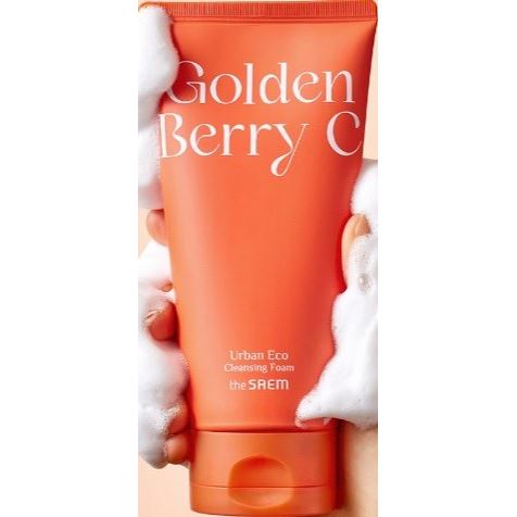 The Saem Face Care Urban Eco Golden Berry C Cleansing Foam Пенка с экстрактом физалиса