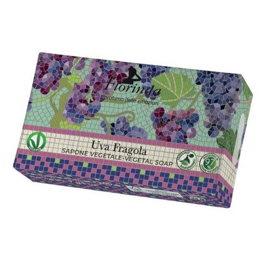 Florinda Tessuti Italiani Mosaico Italiano Soap Uva Fragola Коллекция "Итальянская Мозаика". Мыло Земляничный Виноград 